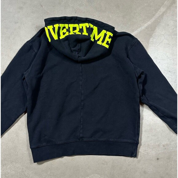 Split O Overtime Black Hoodie Sweatshirt Pullover Graphic Athleisure Mens Medium - Picture 5 of 8